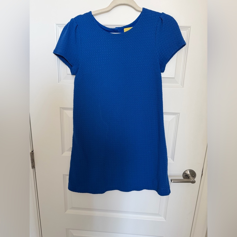 Maeve by anthropologie royal Blue textured shift dress size small - Picture 3 of 9